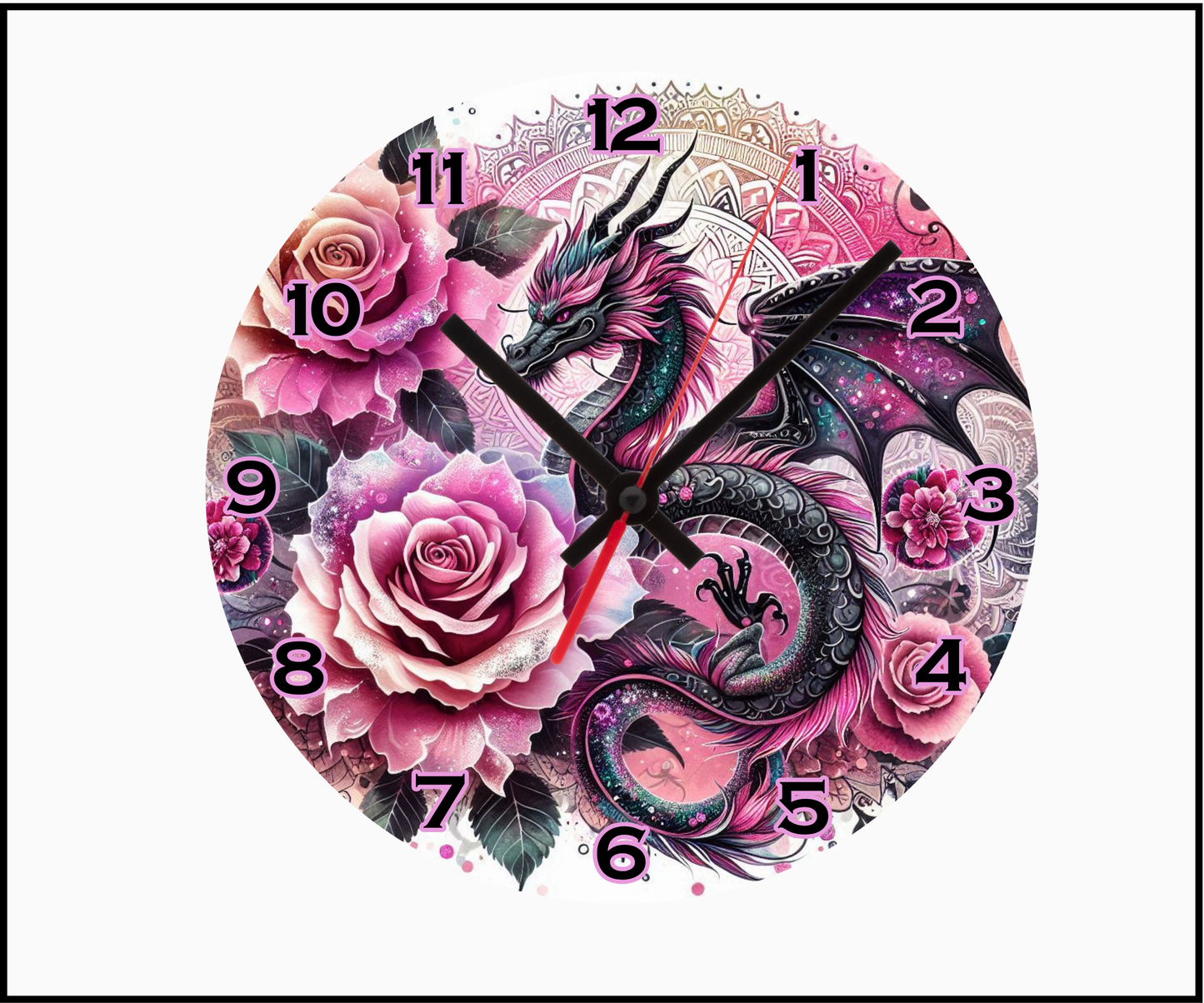 Dragon Fury(2) Sublimated Clock (Round 033)