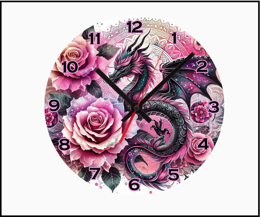 Dragon Fury(2) Sublimated Clock (Round 033)