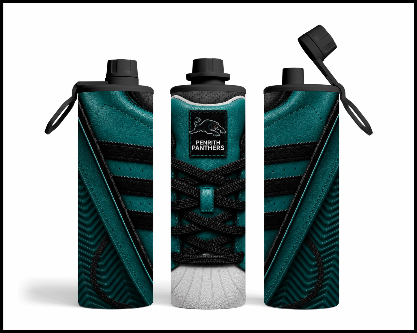 Penrith Panthers Side-stripe Shoe Inspired Tumbler