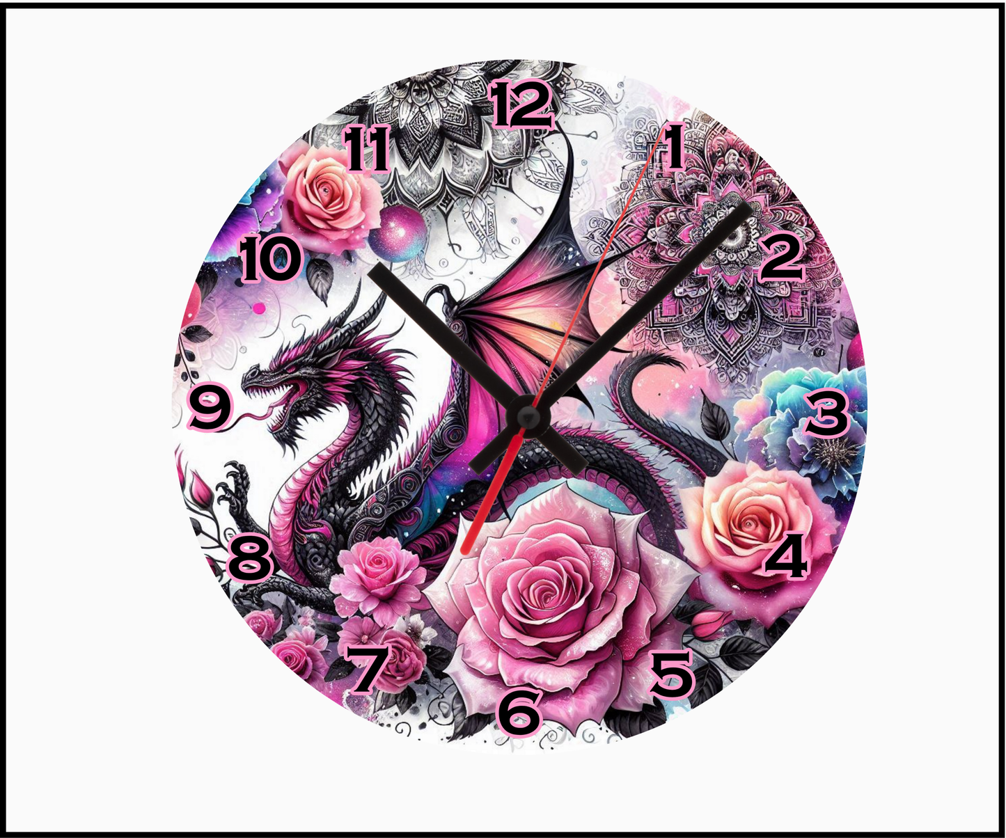 Dragon Fury(3) Sublimated Clock (Round 034)