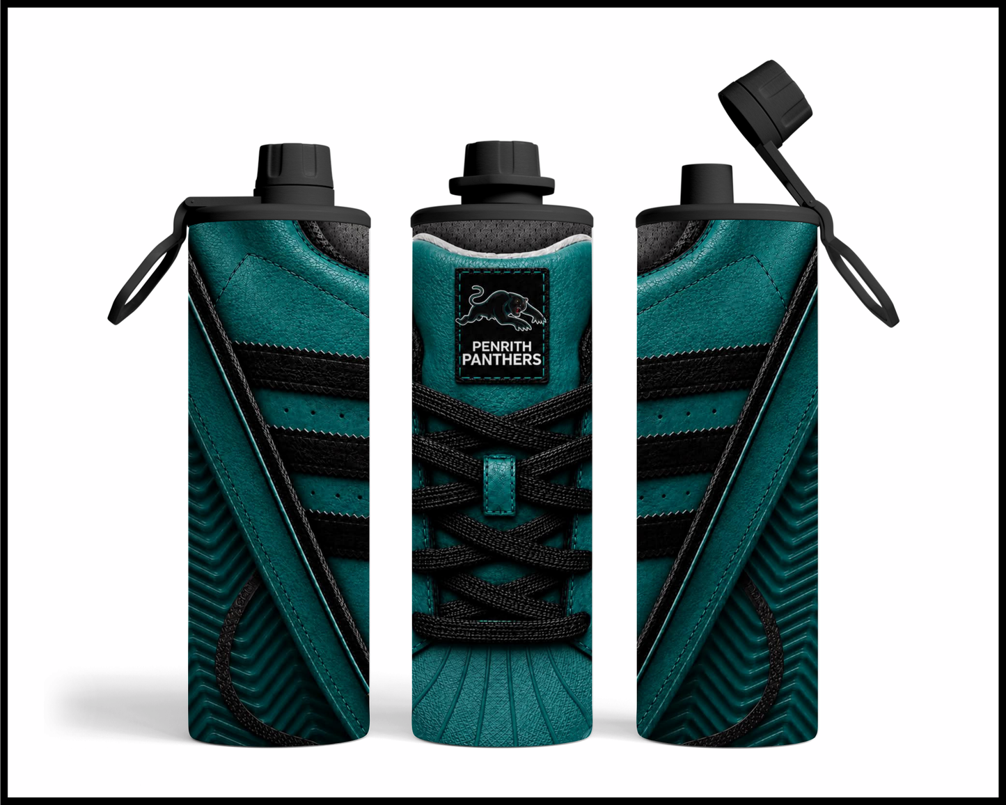 Penrith Panthers Side-stripe Shoe Inspired Tumbler