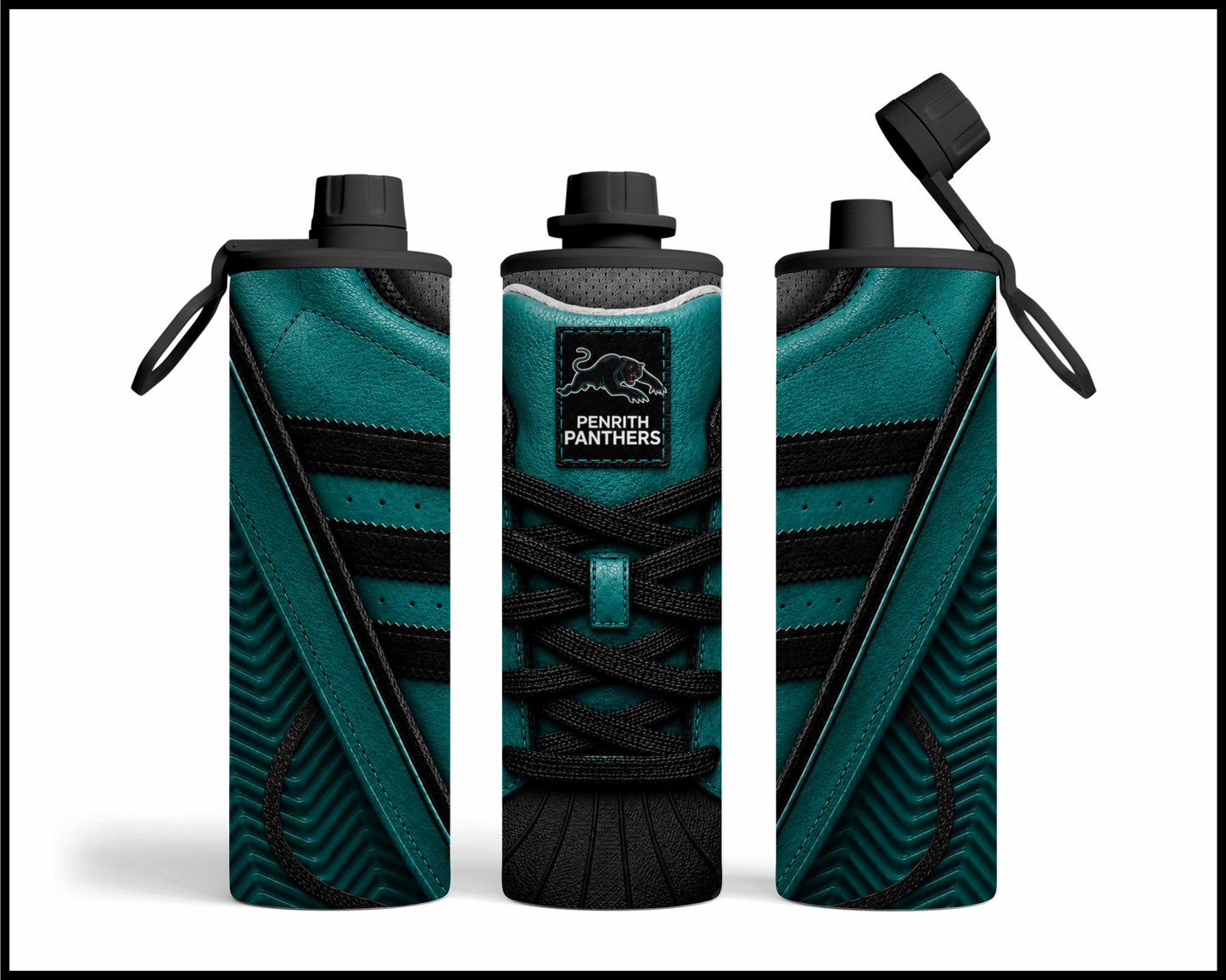 Penrith Panthers Side-stripe Shoe Inspired Tumbler