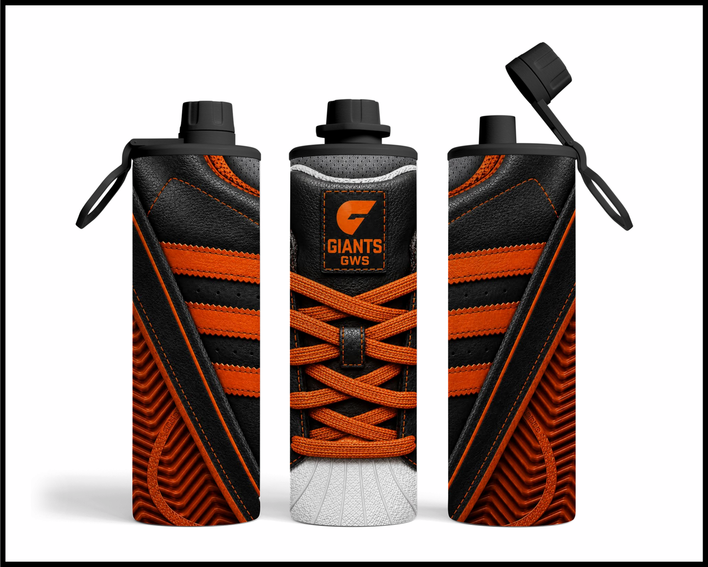 Stainless Steel Tumbler - GWS Giants Side-Stripe Shoe Inspired