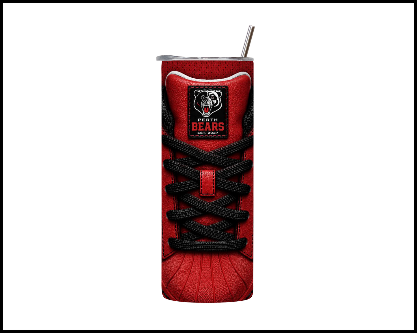 Perth Bears Side-stripe Shoe Inspired Tumbler