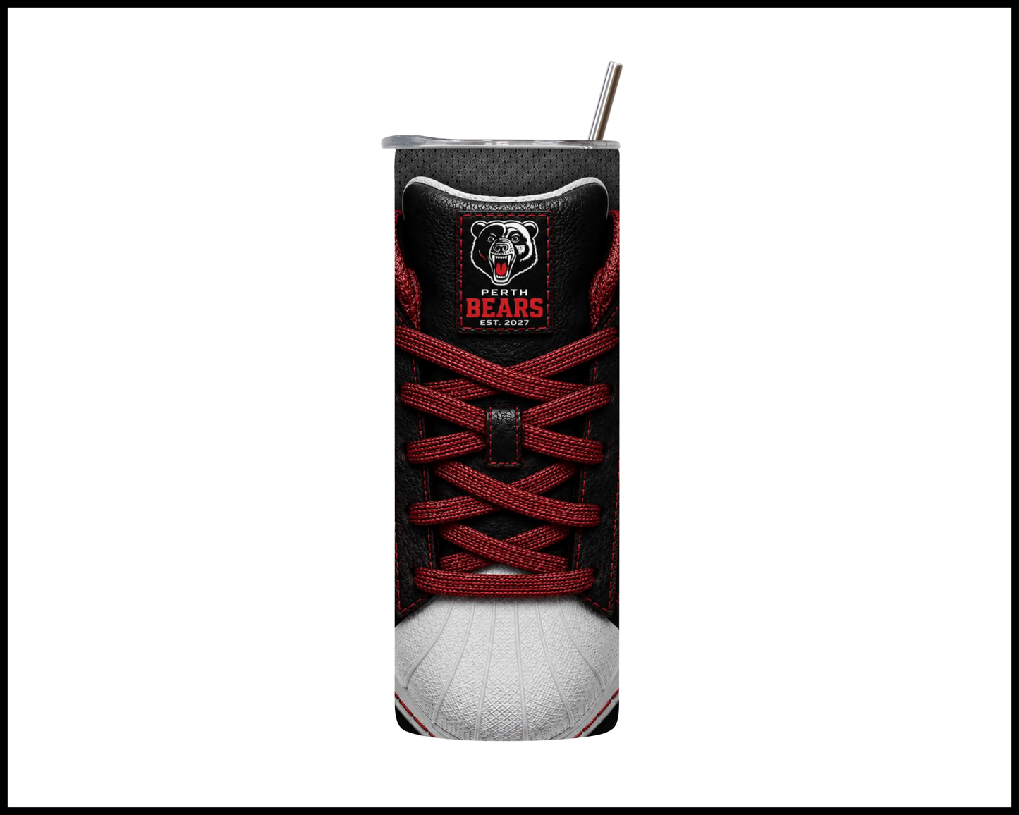 Perth Bears Side-stripe Shoe Inspired Tumbler
