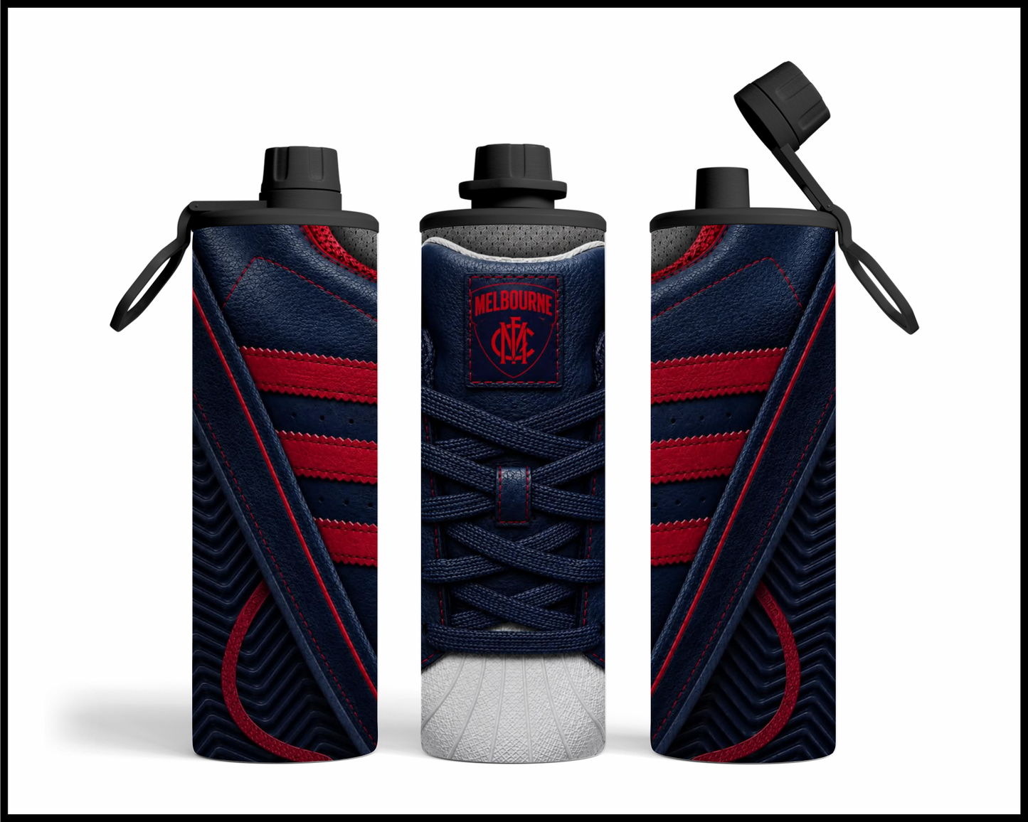 Stainless Steel Tumbler - Melbourne Side-Stripe Shoe Inspired