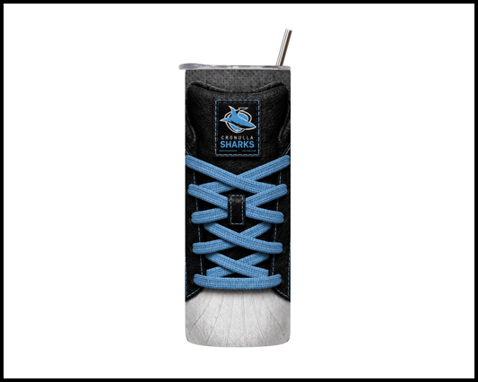 Cronulla Sharks Side-stripe Shoe Inspired Tumbler