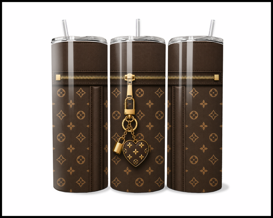 Designer Handbag Inspired Tumbler (063)