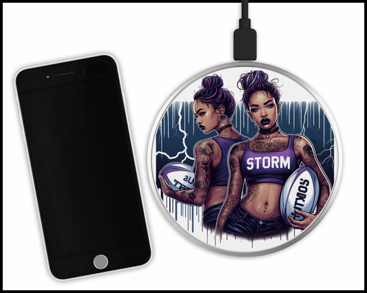 Storm Sublimated Wireless Phone Charger (400)