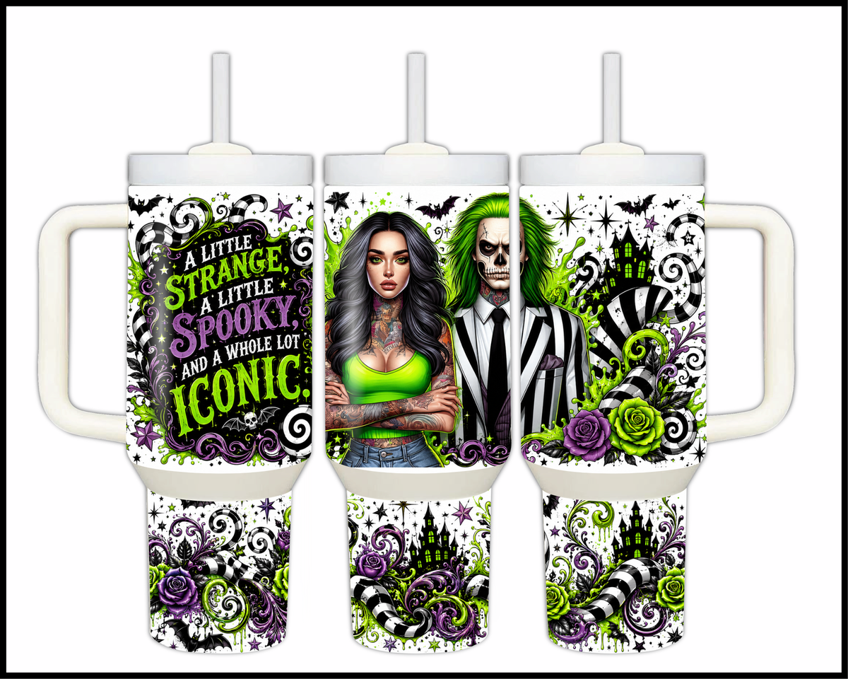A Whole Lot Of Iconic Big Guzzler Stainless Steel Tumbler (1034)