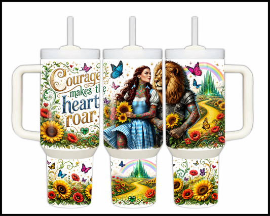 Wizard Of Oz Inspired Big Guzzler Stainless Steel Tumbler (1043)