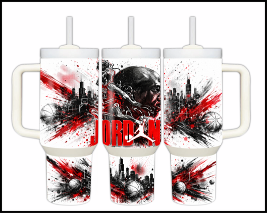 Michael Jordan Big Guzzler Stainless Steel Tumbler (1049)