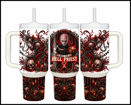 Sinister Sips - Pin Head Big Guzzler Stainless Steel Tumbler (1085)