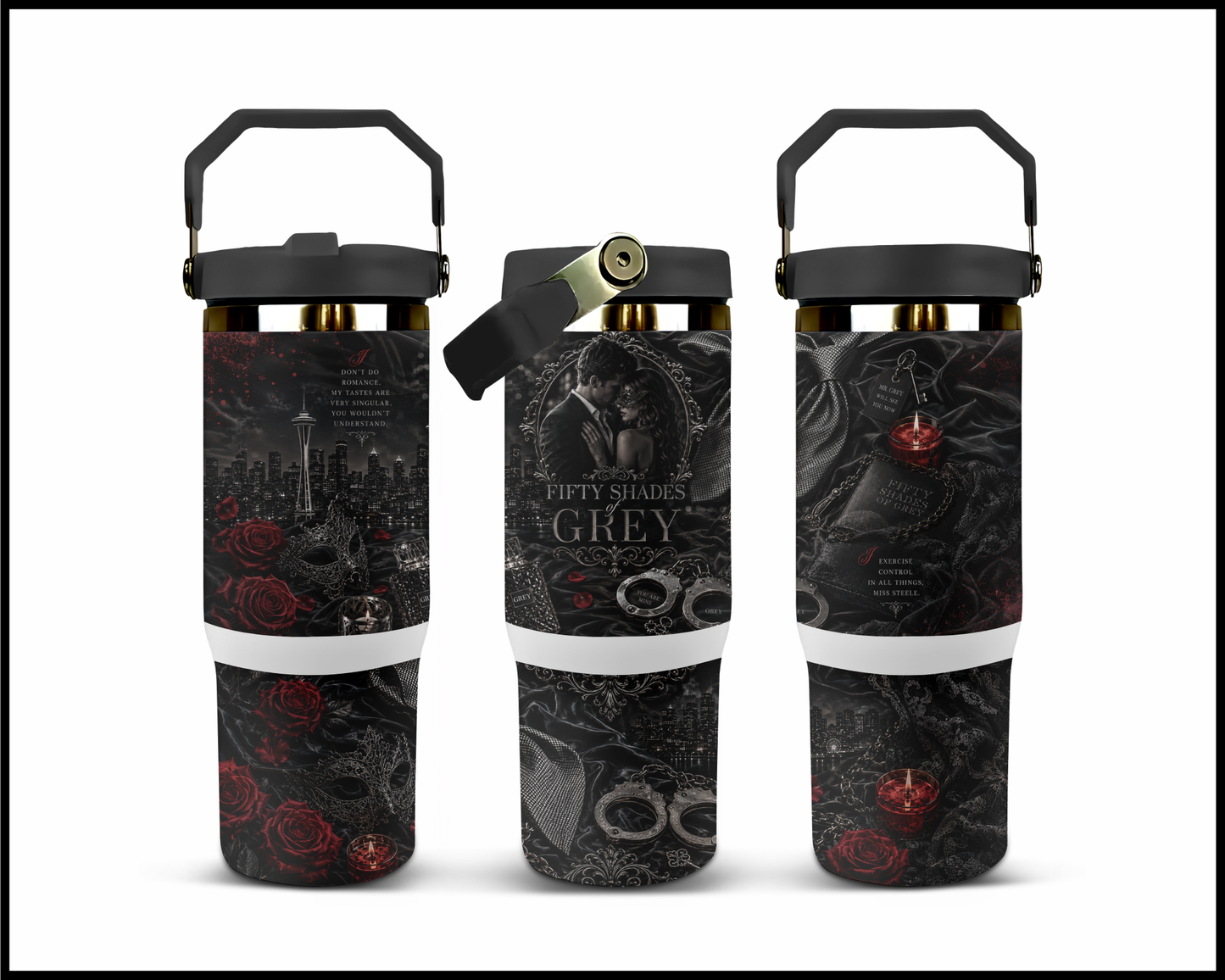 Fifty Shades of Grey Big Guzzler Stainless Steel Tumbler (1095)