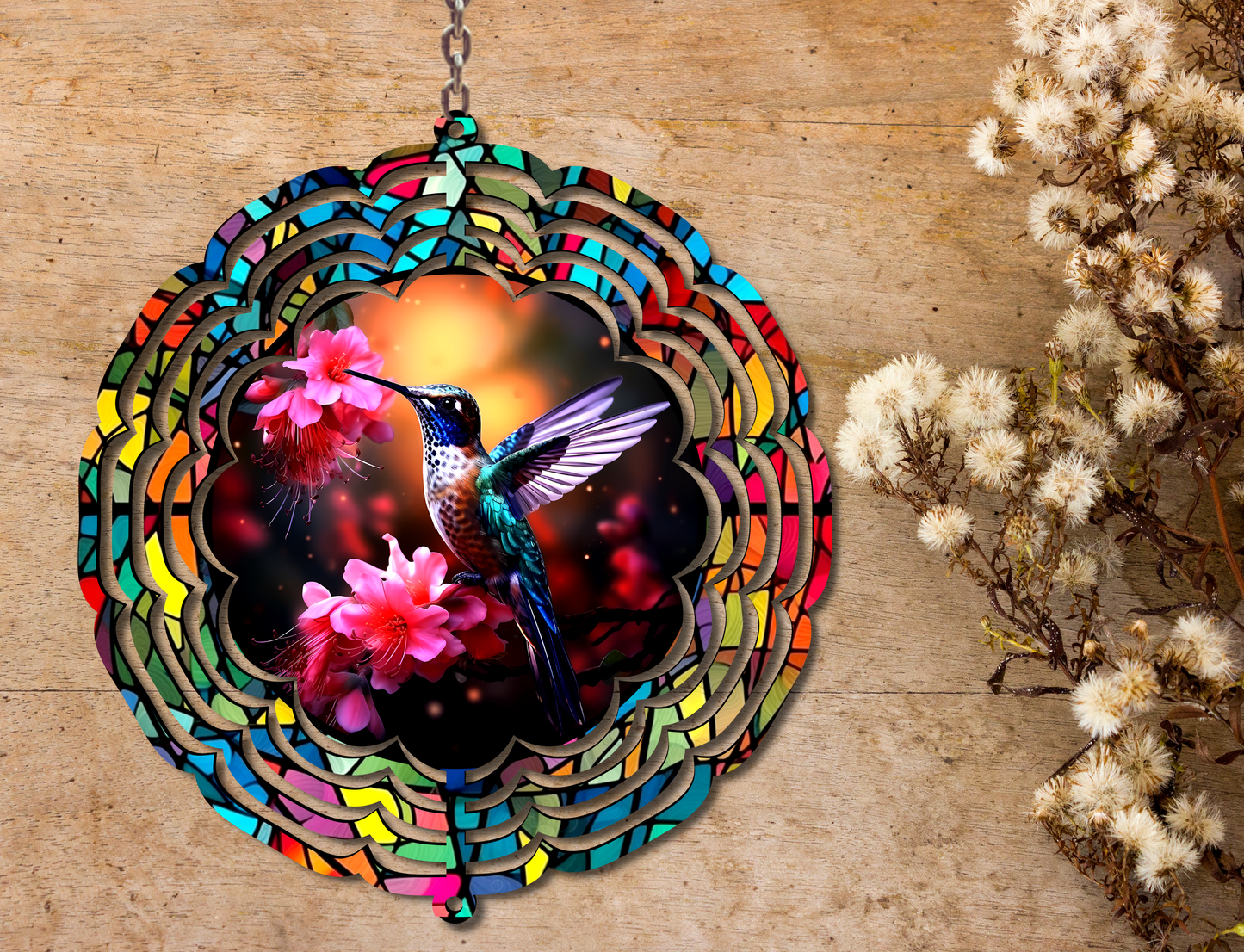 Hummingbird Wind Spinner (063)