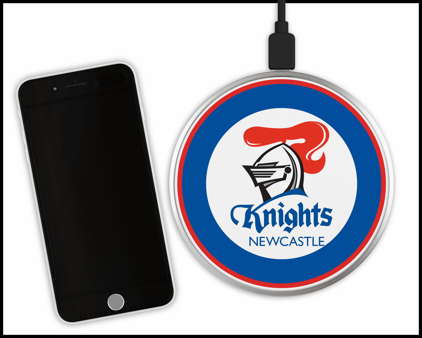 Newcastle Knights Sublimated Wireless Phone Charger