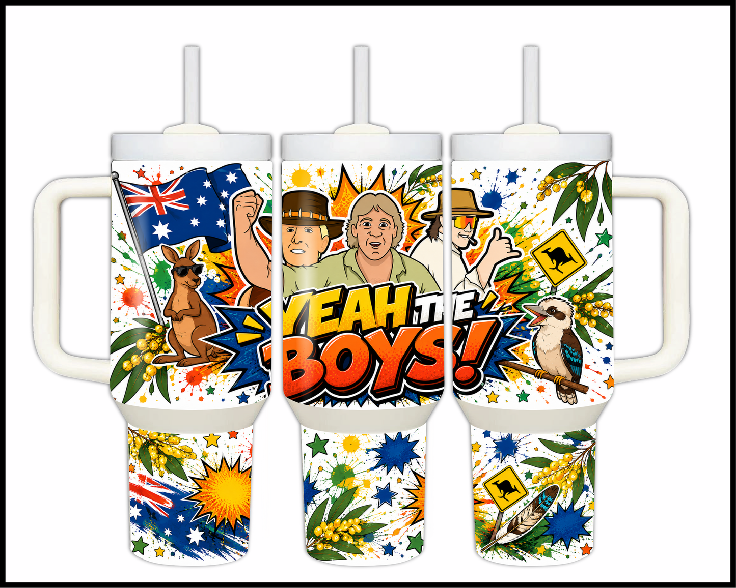 Yeah The Boys! Big Guzzler Stainless Steel Tumbler (1133)