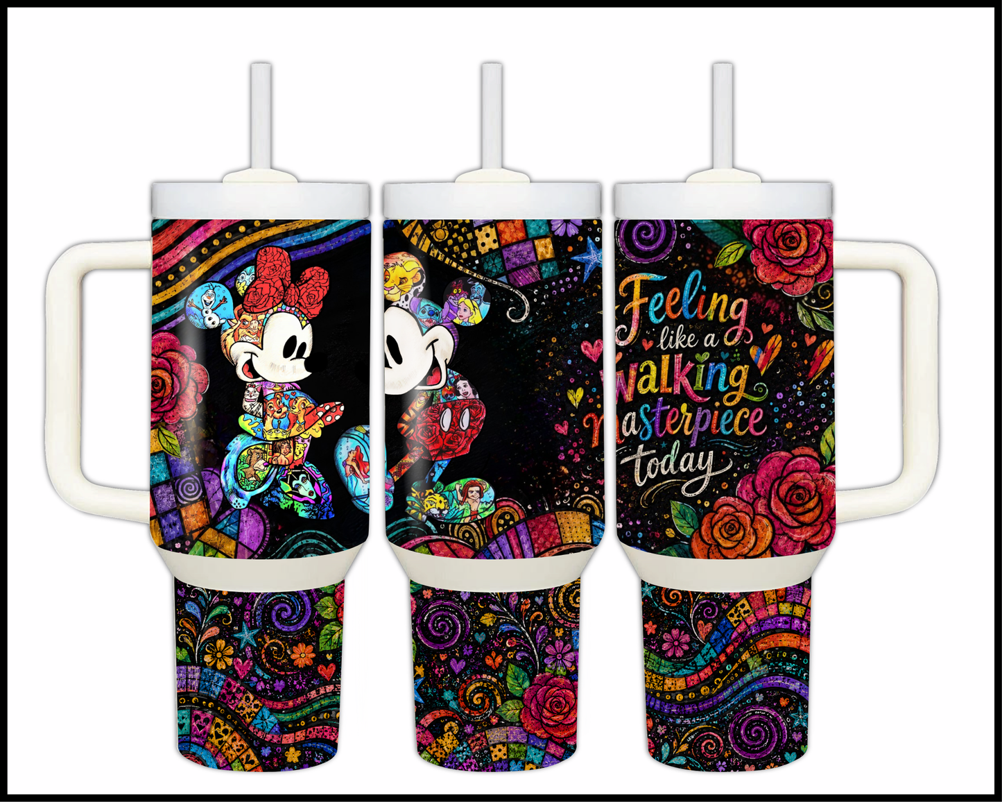 Walking Masterpiece Big Guzzler Stainless Steel Tumbler (1169)