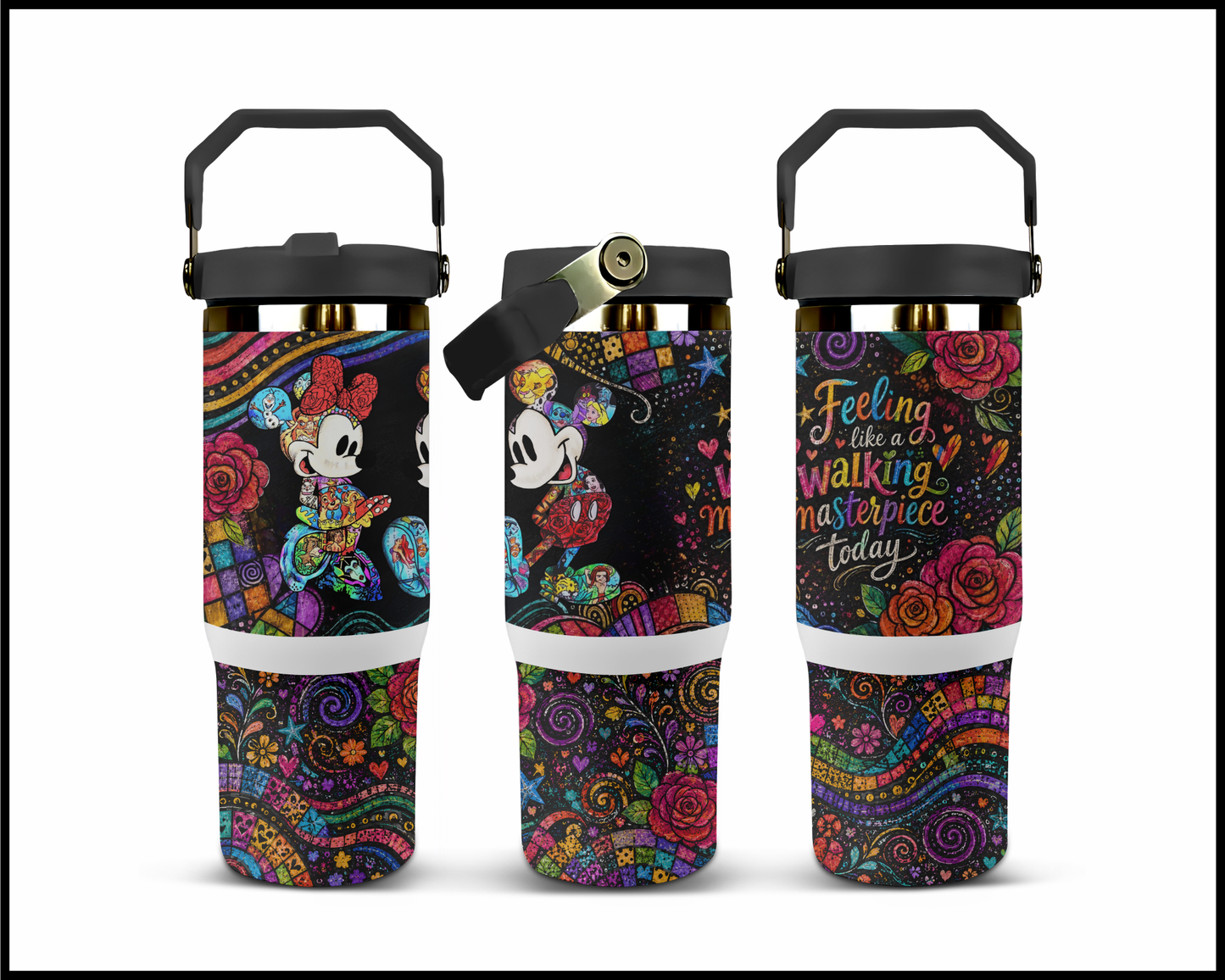Walking Masterpiece Big Guzzler Stainless Steel Tumbler (1169)
