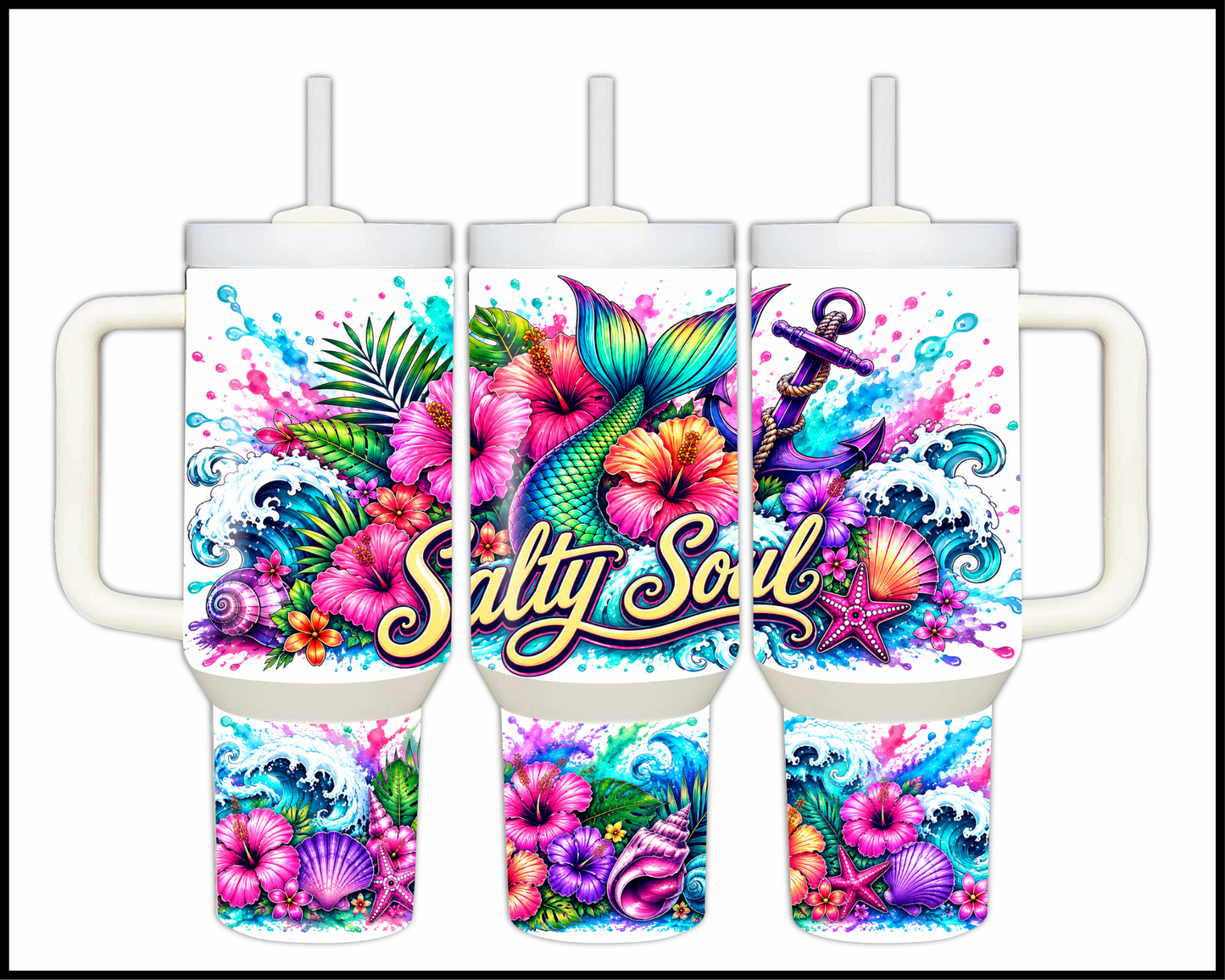 Salty Soul Big Guzzler Stainless Steel Tumbler (1172)