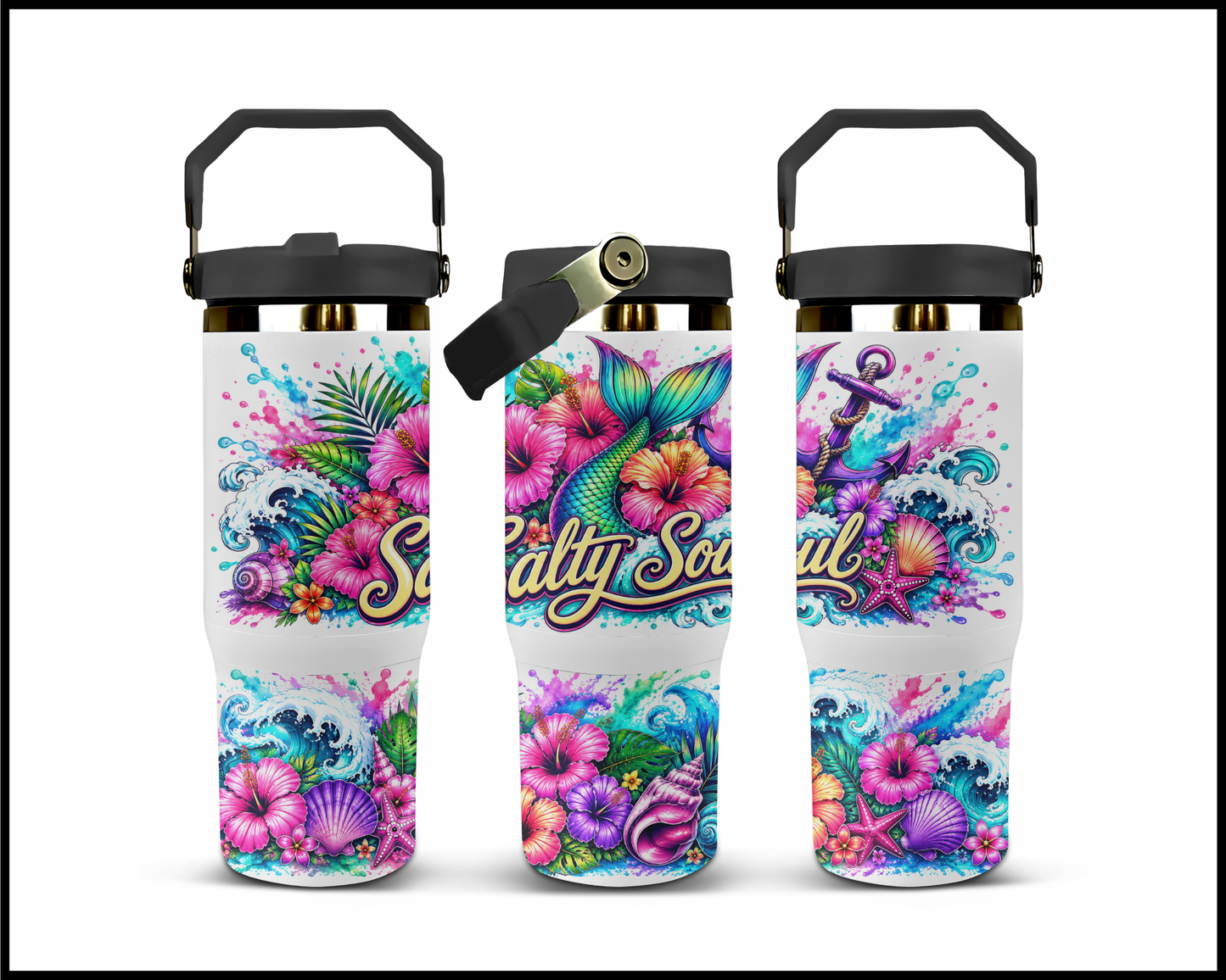 Salty Soul Big Guzzler Stainless Steel Tumbler (1172)