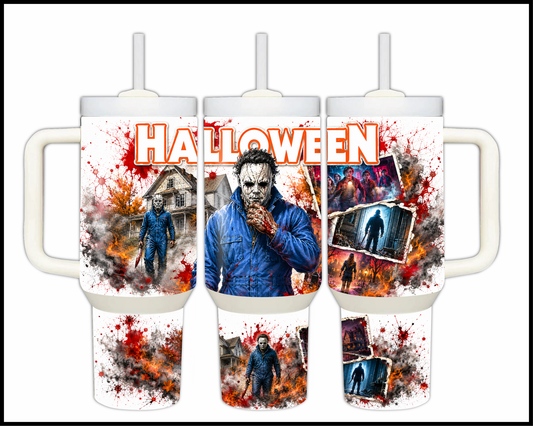 Halloween Inspired Big Guzzler Stainless Steel Tumbler (1179)