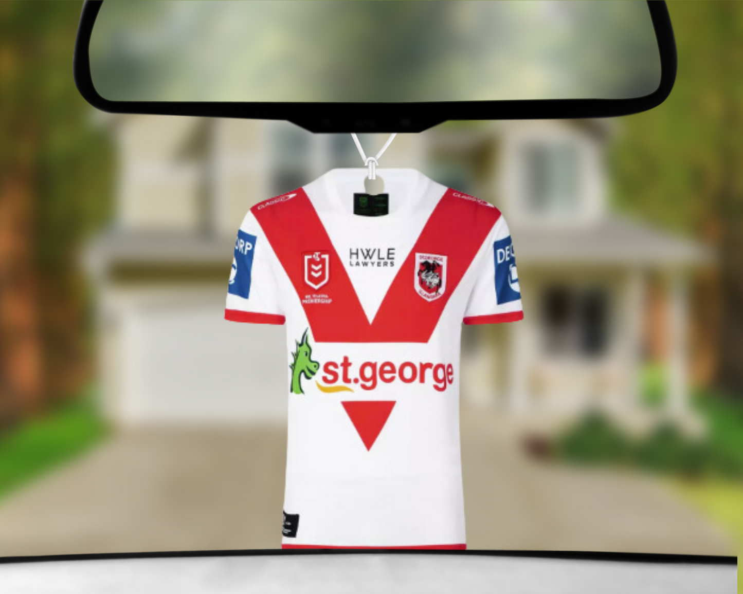 St George Illawarra Dragons Jersey Car Air Freshener