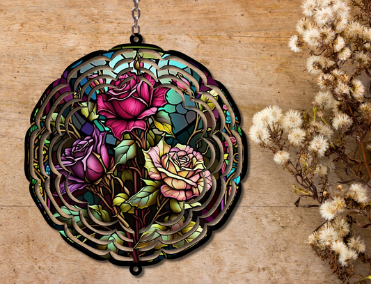 Floral Wind Spinner (261)
