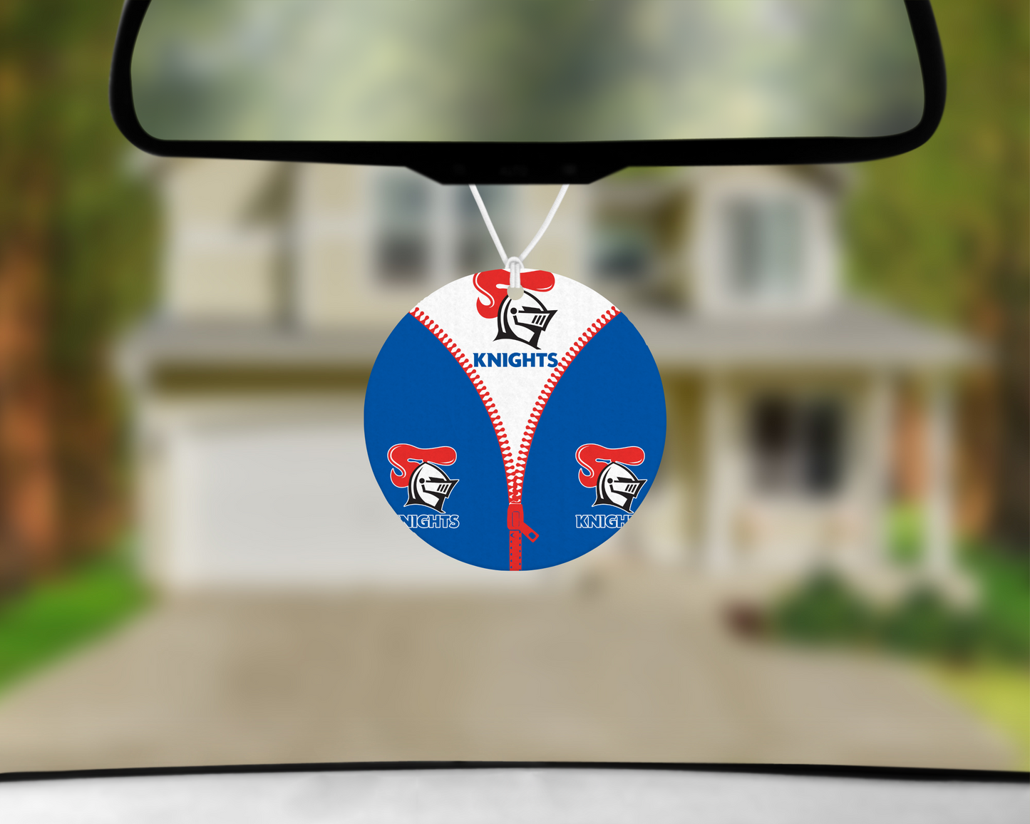 Newcastle Knights Zip Up Car Air Freshener