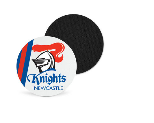 Newcastle Knights Neoprene Drink Coaster x2 (Round)