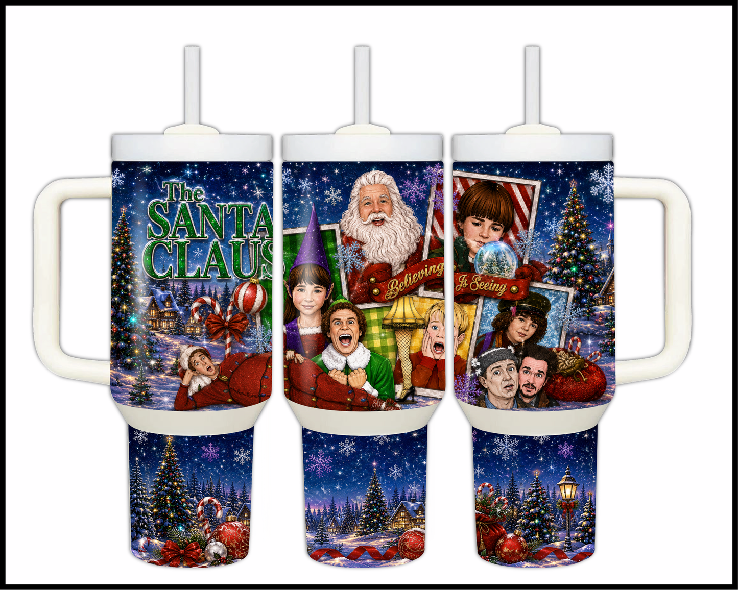 The Santa Claus Inspired Big Guzzler Stainless Steel Tumbler (1280)