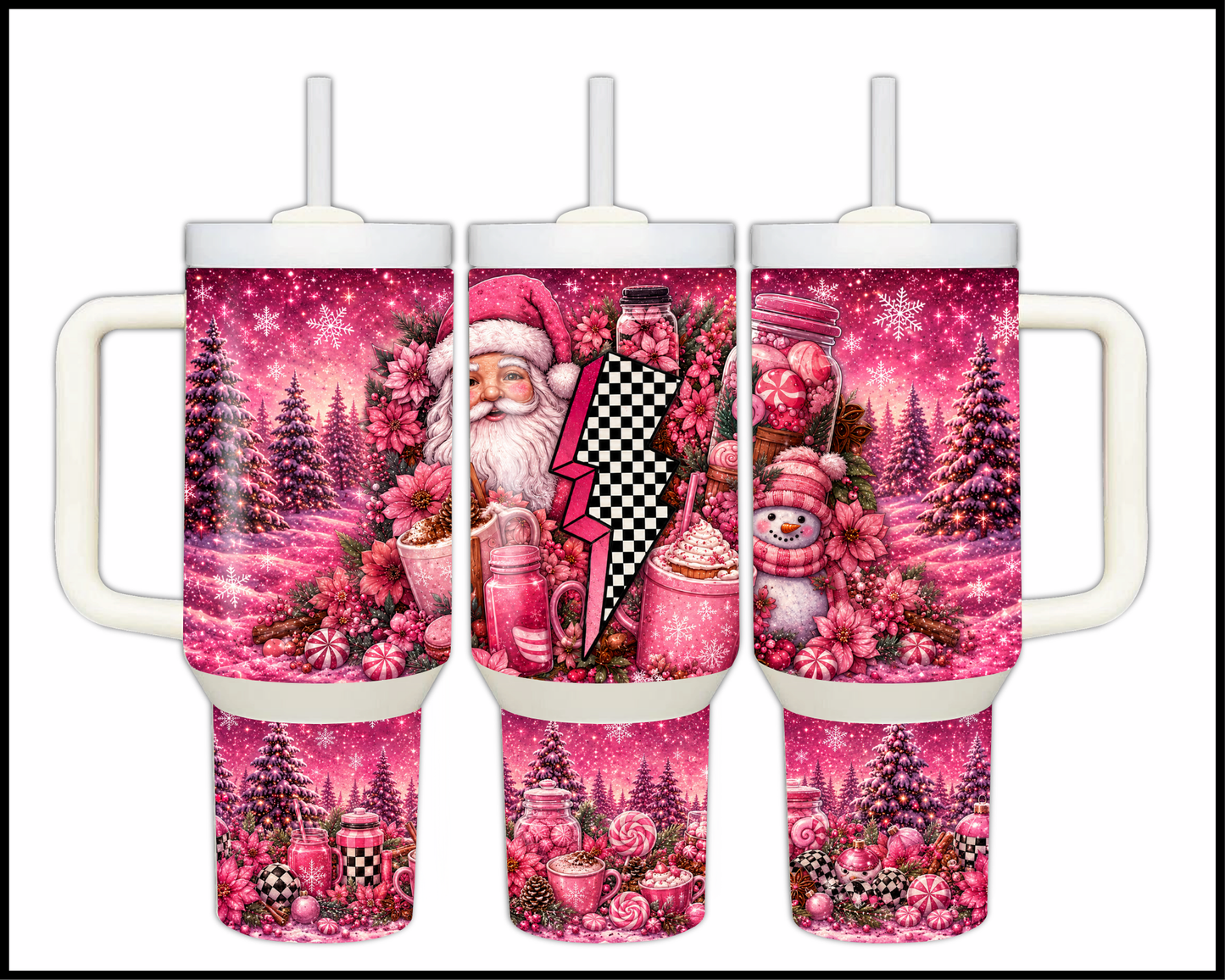 Making Spirits Pink & Bright Big Guzzler Stainless Steel Tumbler (1281)