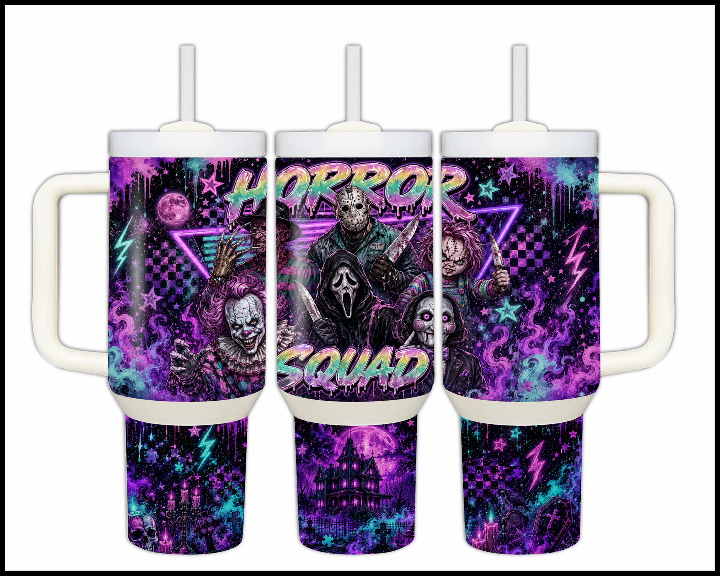 Horror Squad Big Guzzler Stainless Steel Tumbler (1285)