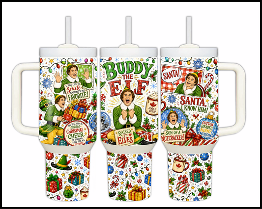 Elf Inspired Big Guzzler Stainless Steel Tumbler (1295)