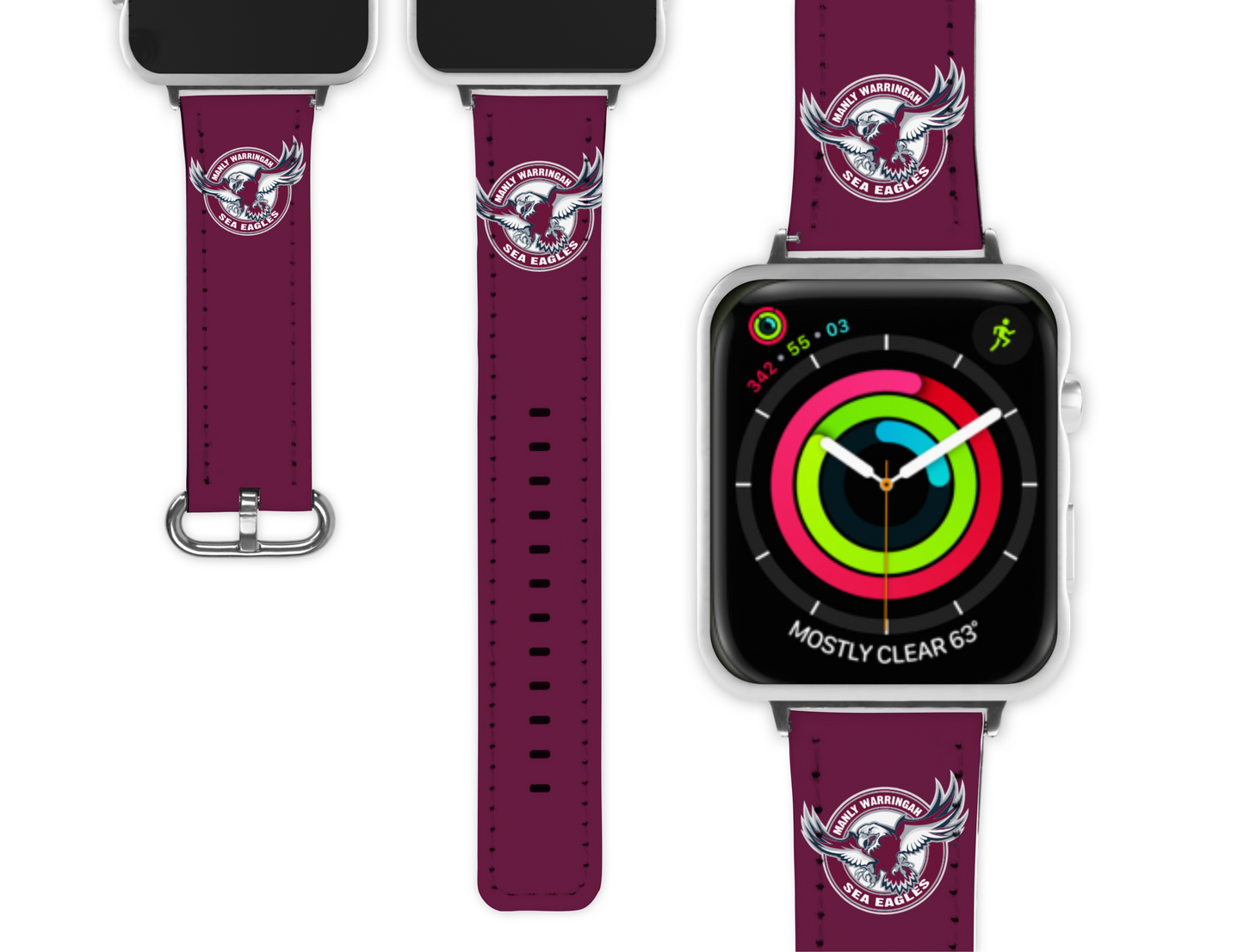 Manly Sea Eagles Apple Watch Band (054)