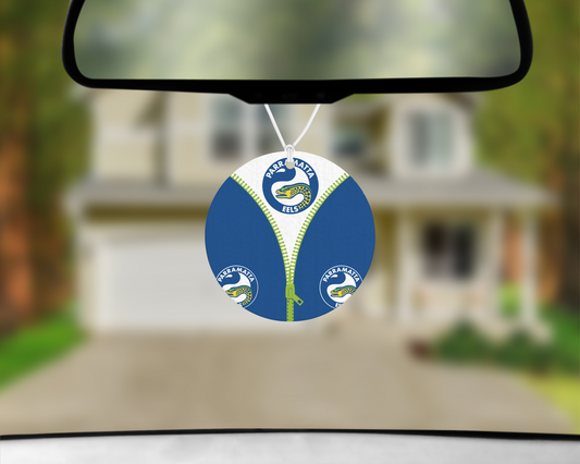 Parramatta Eels Zip Up Car Air Freshener