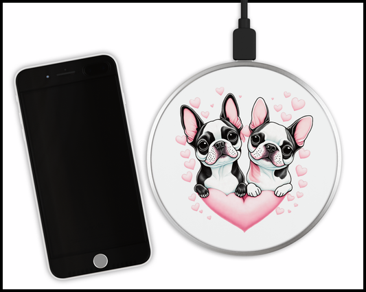 French Bulldogs Sublimated Wireless Phone Charger (312)