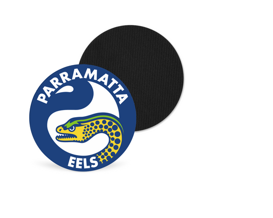 Parramatta Eels Neoprene Drink Coaster x2 (Round)