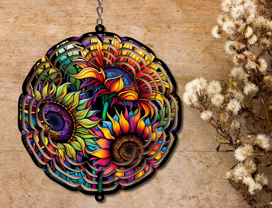 Floral Wind Spinner (262)