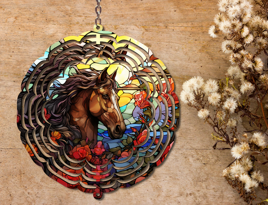 Horse Wind Spinner (188)