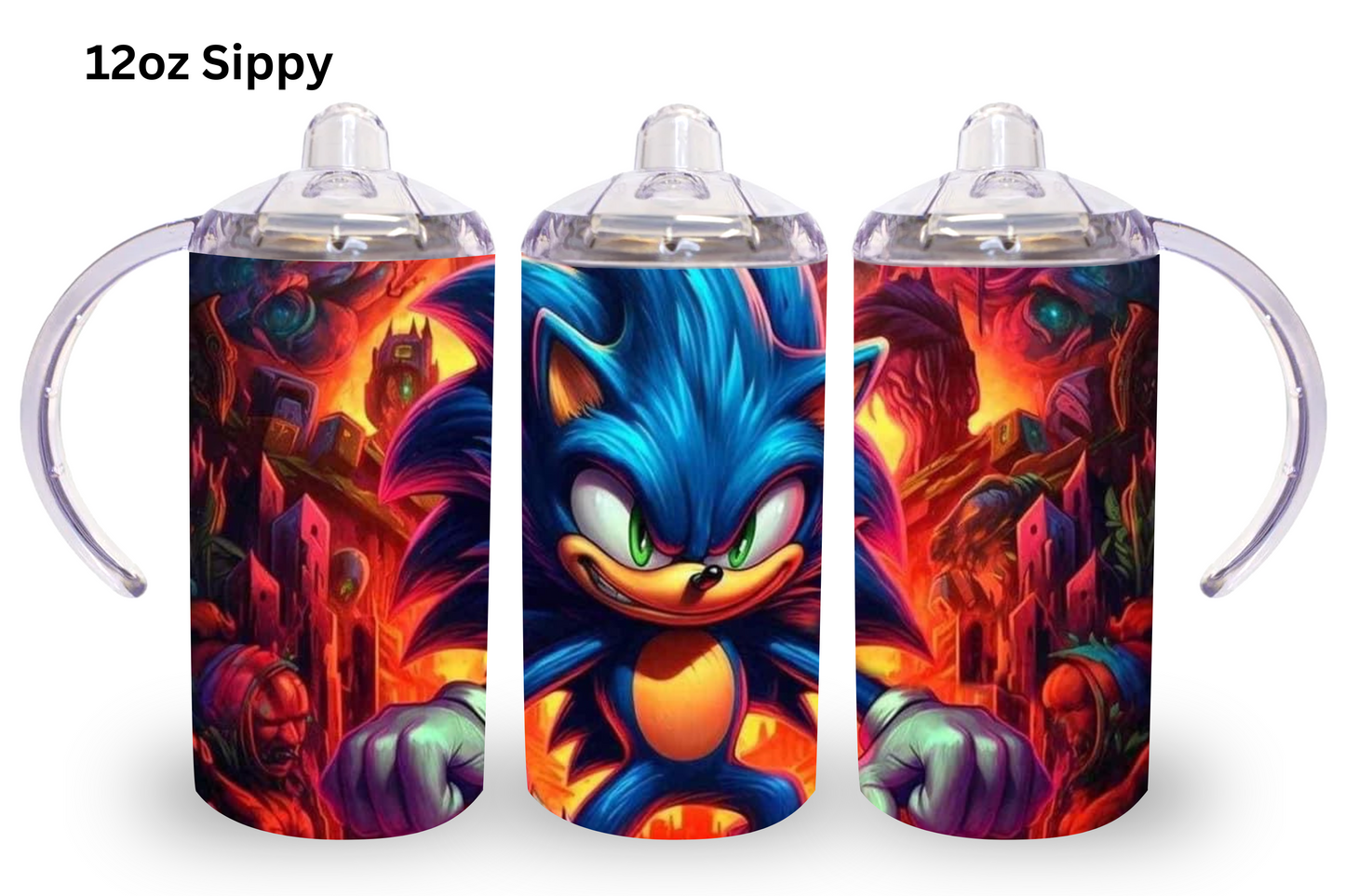 Sonic Flame Kids Tumbler & Sippy Cups