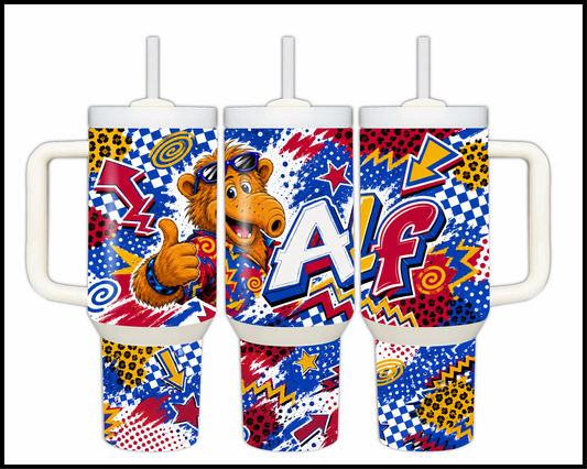Alf Inspired Big Guzzler Stainless Steel Tumbler (1305)