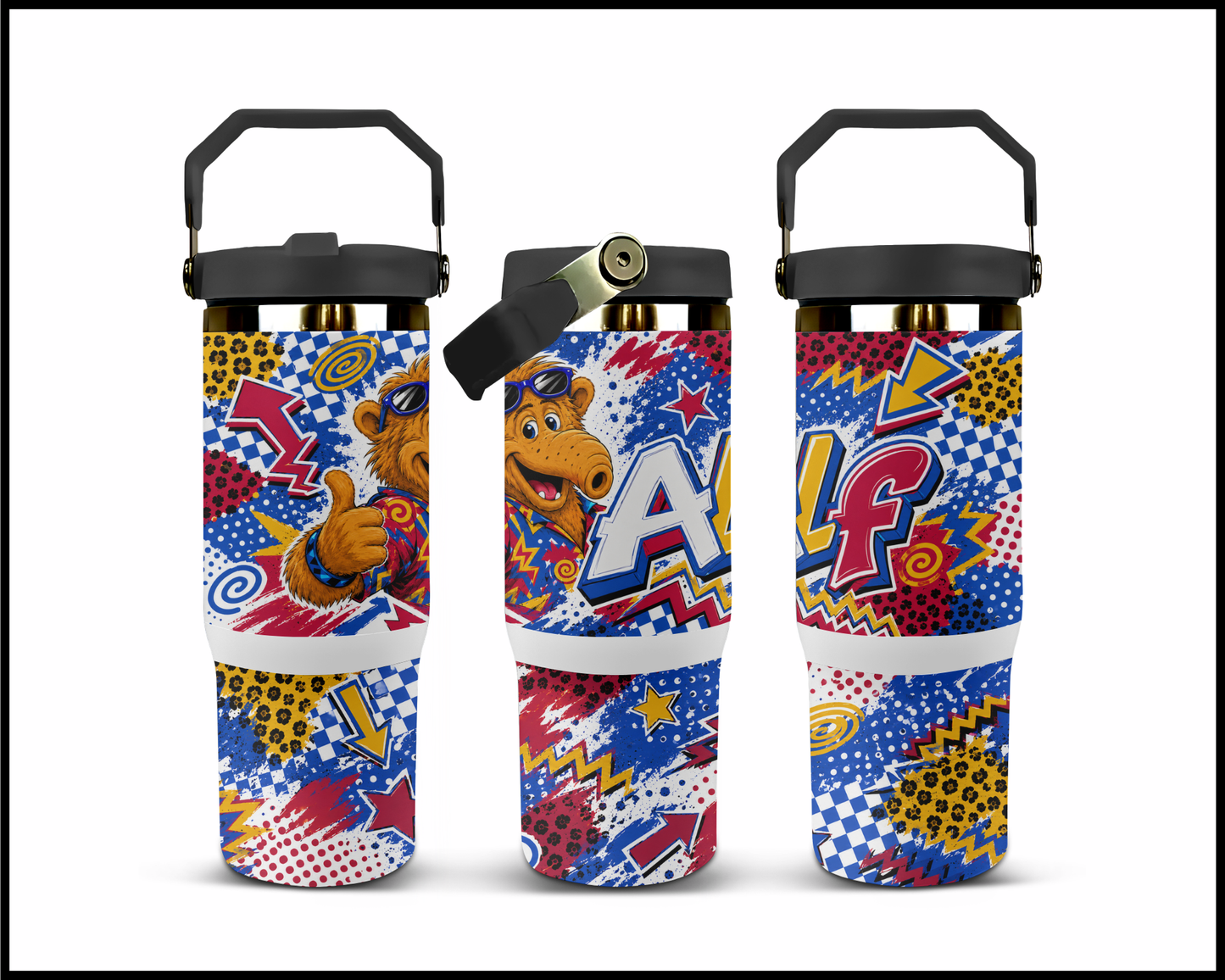 Alf Inspired Big Guzzler Stainless Steel Tumbler (1305)