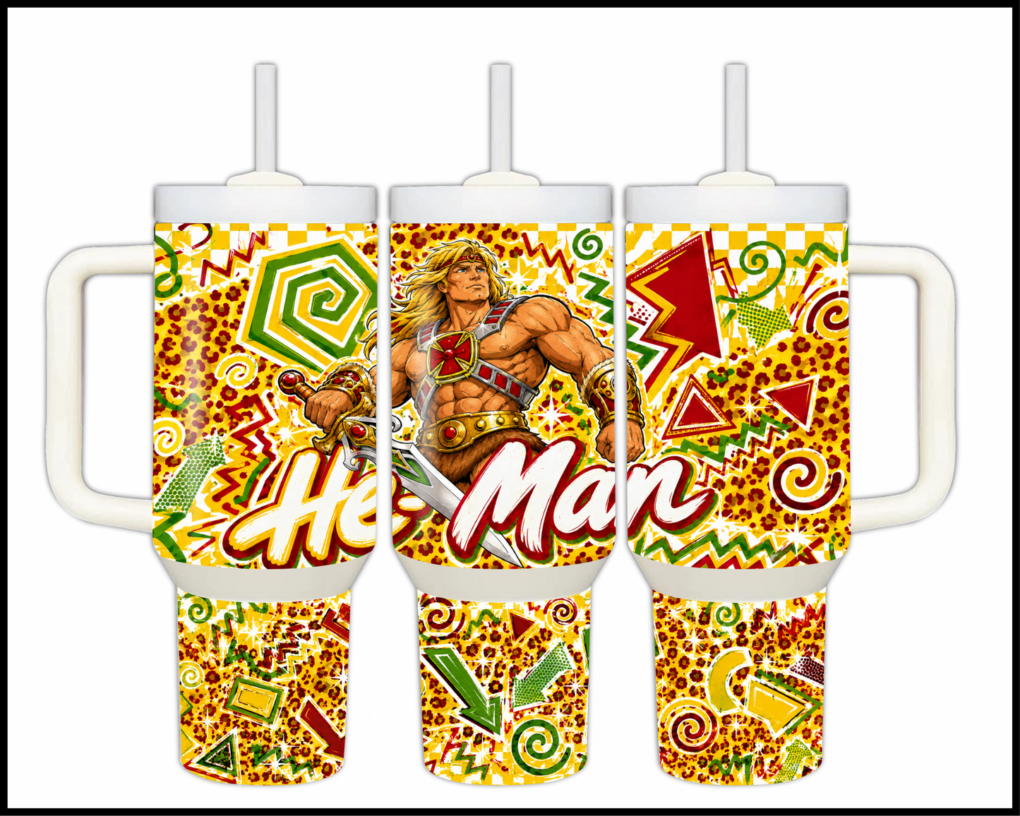 He-Man Inspired Big Guzzler Stainless Steel Tumbler (1308)