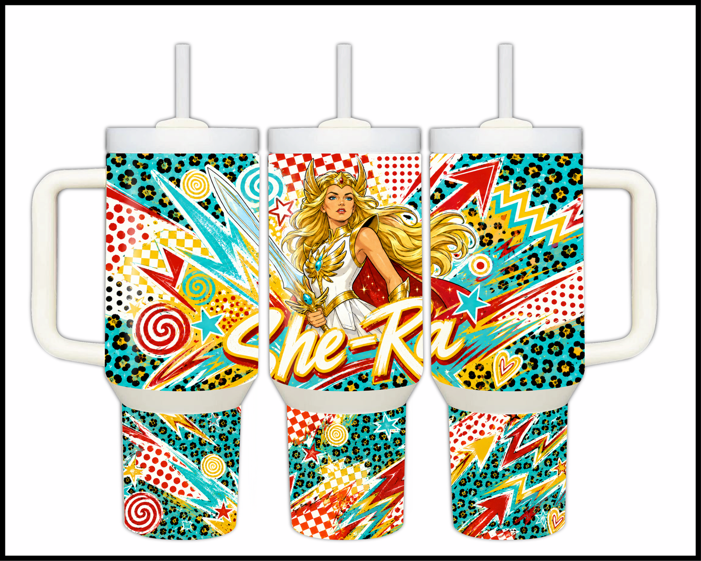 She-Ra Inspired Big Guzzler Stainless Steel Tumbler (1309)
