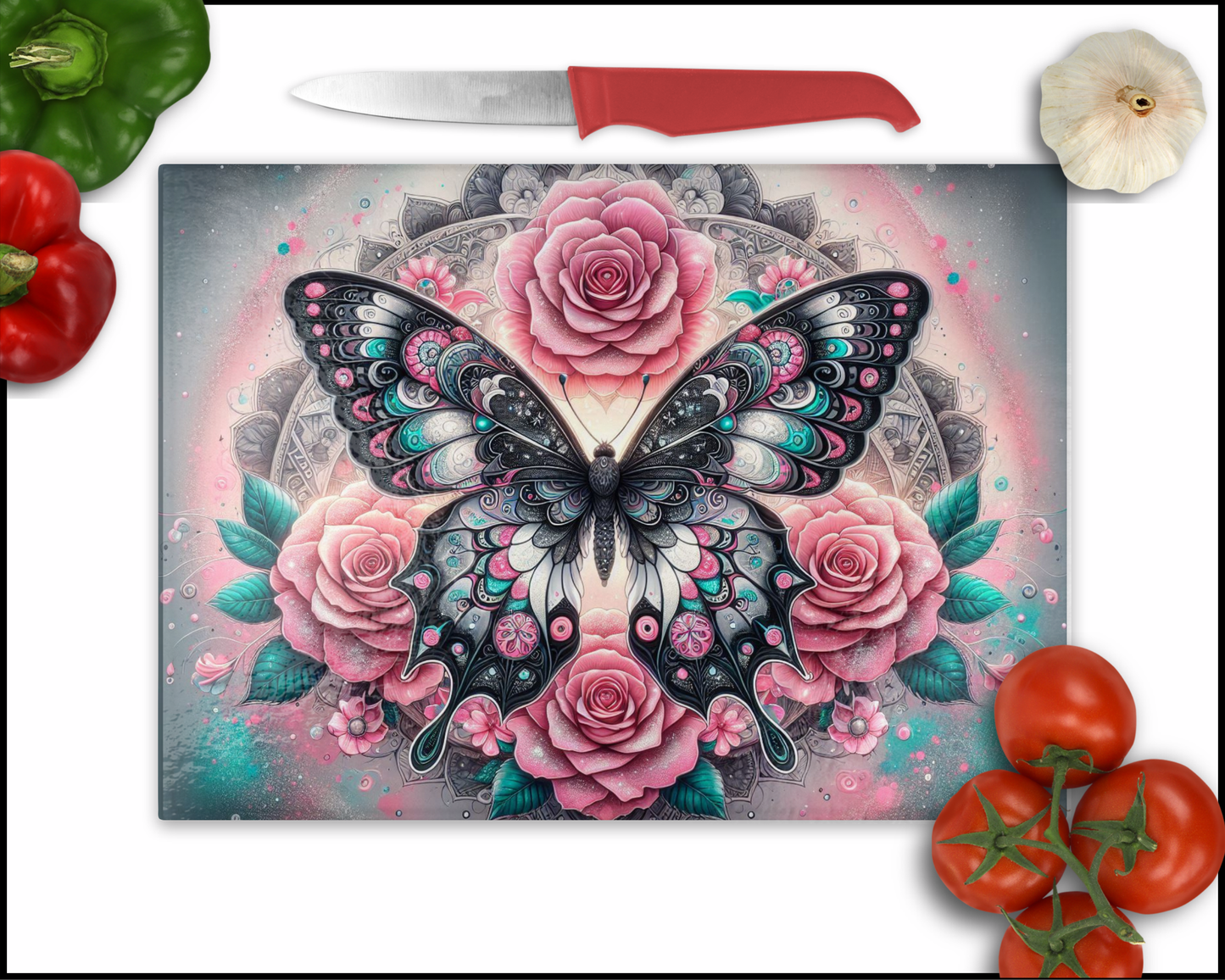 Butterfly Sublimated Cutting Board (130)