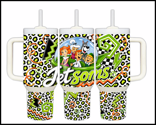 Jetsons Inspired Big Guzzler Stainless Steel Tumbler (1310)