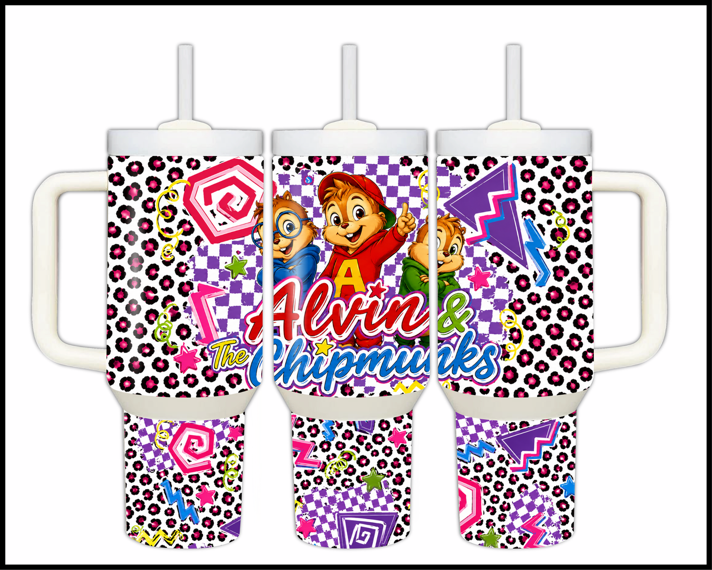 Alvin & The Chipmunks Inspired Big Guzzler Stainless Steel Tumbler (1315)