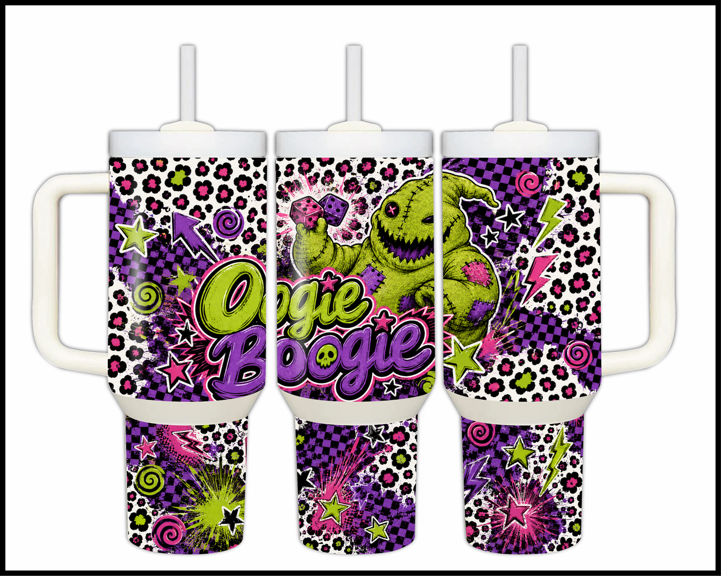 Oogie Boogie Inspired Big Guzzler Stainless Steel Tumbler (1316)