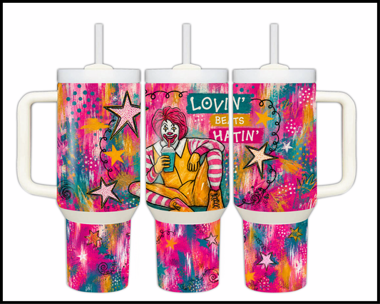Lovin It Big Guzzler Stainless Steel Tumbler (1317)